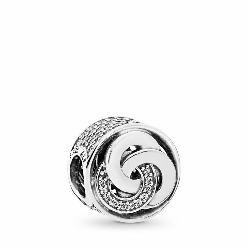 Pandora Interlinked Circles Charm Online NZ, Two Tone (194863-WLV)